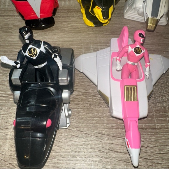 1995 Mighty Morphin Power Rangers McDonalds Happy Meal Toys Lot of - 5 Rangers - Picture 4 of 6